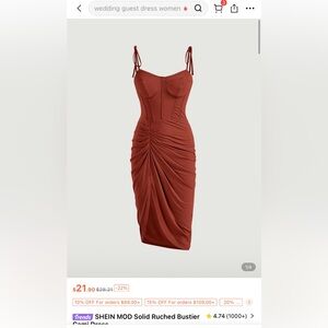 Red corset style Dress